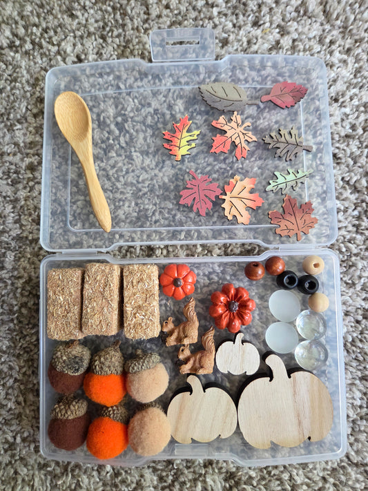 Pumpkin Patch Sensory Bin